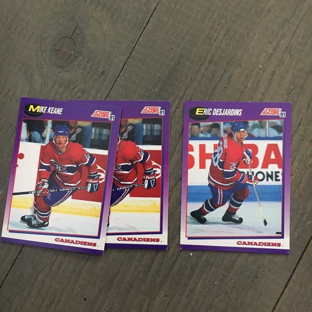 1991 Score hockey card lot